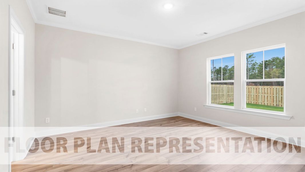 Primary Bedroom | 2120 Plan by Ivey Homes Primary Bedroom | 2120 Plan by Ivey Homes