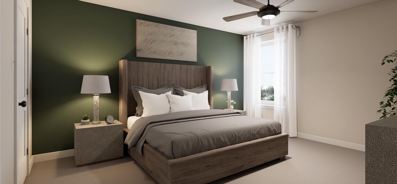 Furnished interior view inside a new home in , Charleston (Image 27).