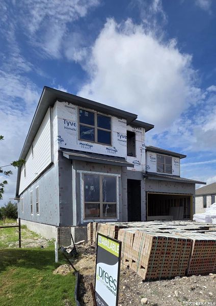 In-progress construction of a new home in Haby Hill 50s, San Antonio, TX (Image 4).