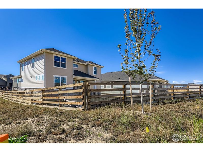 Exterior details and patio area of a home in Barefoot Lakes, Firestone (Image 3). Exterior details and patio area of a home in Barefoot Lakes, Firestone (Image 3).