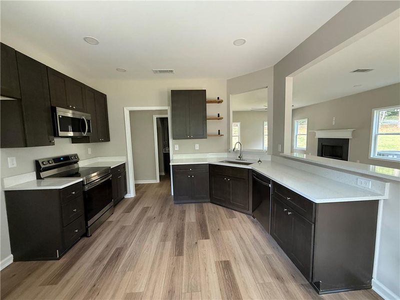 Furnished interior view inside a new home in , Monticello (Image 5).