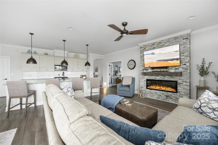 Furnished interior view inside a new home in , Denver (Image 30).