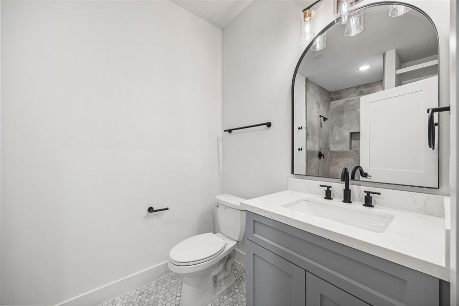 Furnished interior view inside a new home in , Houston (Image 19).