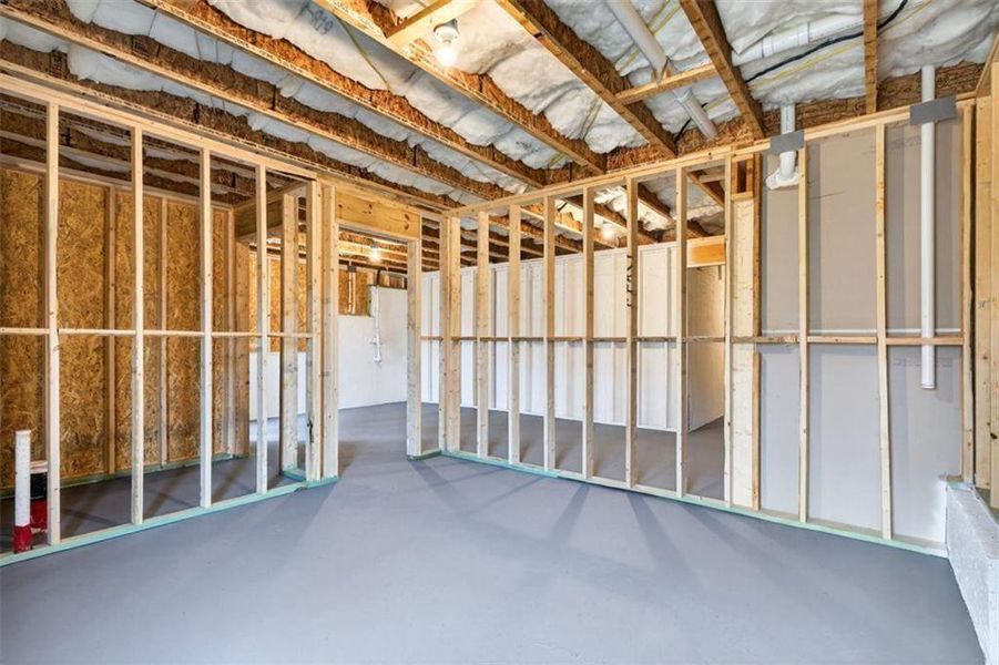 In-progress construction of a new home in Sanders Park, Austell, GA (Image 40).