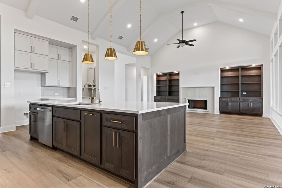 Furnished interior view inside a new home in Waldsanger, New Braunfels (Image 17).