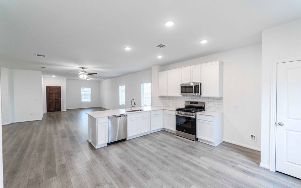 Furnished interior view inside a new home in Briarwood, Elgin (Image 3).