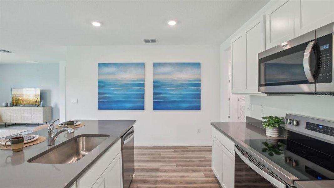 Furnished interior view inside a new home in Balm Grove, Wimauma (Image 17). Furnished interior view inside a new home in Balm Grove, Wimauma (Image 17).