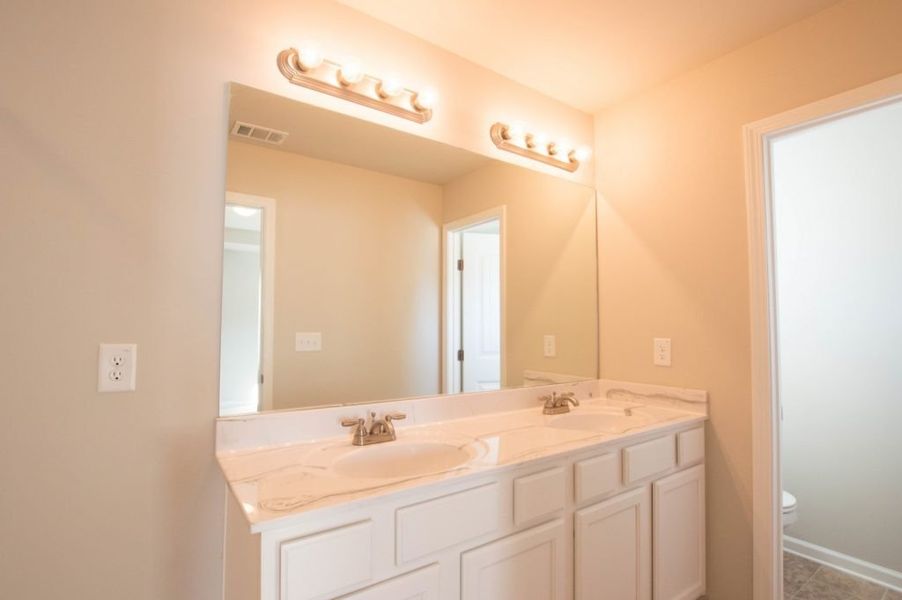 Representative furnished interior of a home built from the Poplar by Piedmont Residential in The Reserve at Willow Oaks, Canton (Image 10).