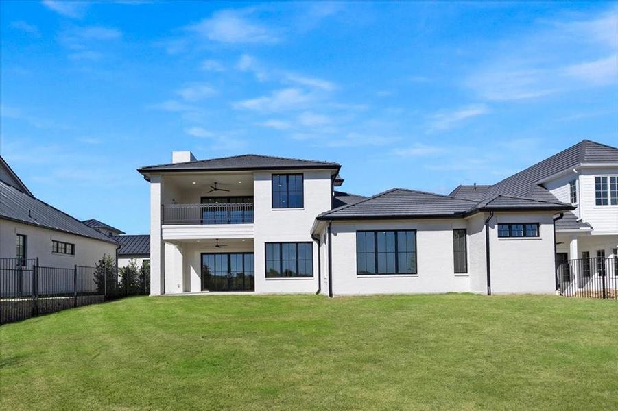Two outdoor entertaining areas; one up and one on main level
