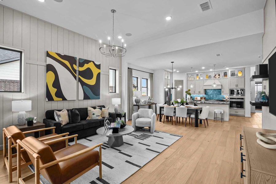 The Conroe - Family Room The Conroe - Family Room