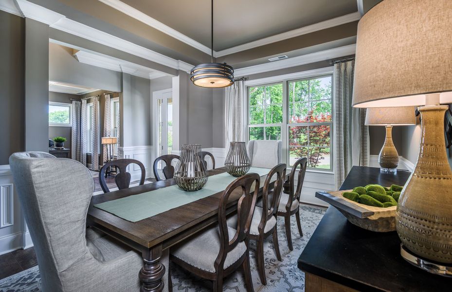 Representative furnished interior of a home built from the Worthington by Pulte Homes in The Retreat at Carolina Ridge, Harrisburg (Image 26).