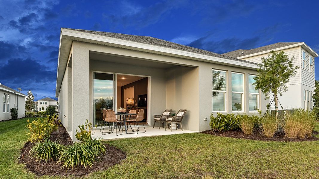 Representative exterior photo of a completed home built from the Saint Vincent by Taylor Morrison in Tiburon, Nokomis, FL (Image 21).