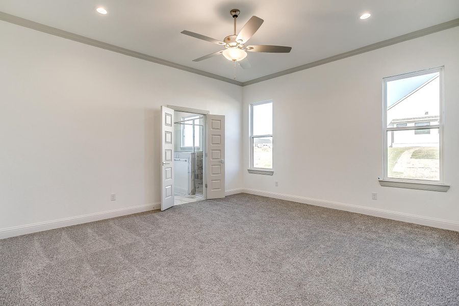 Representative unfurnished interior of a home built from the Augusta Court by Trinity Classic Homes in Zion Trails, Poolville (Image 7).