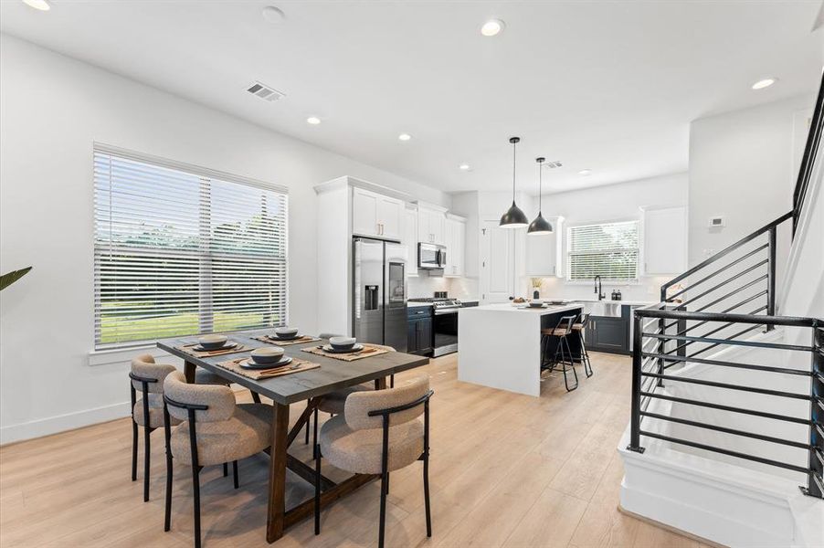 Dining Room - Second Floor - Photos are from the same builder but a different project. Homes may be different