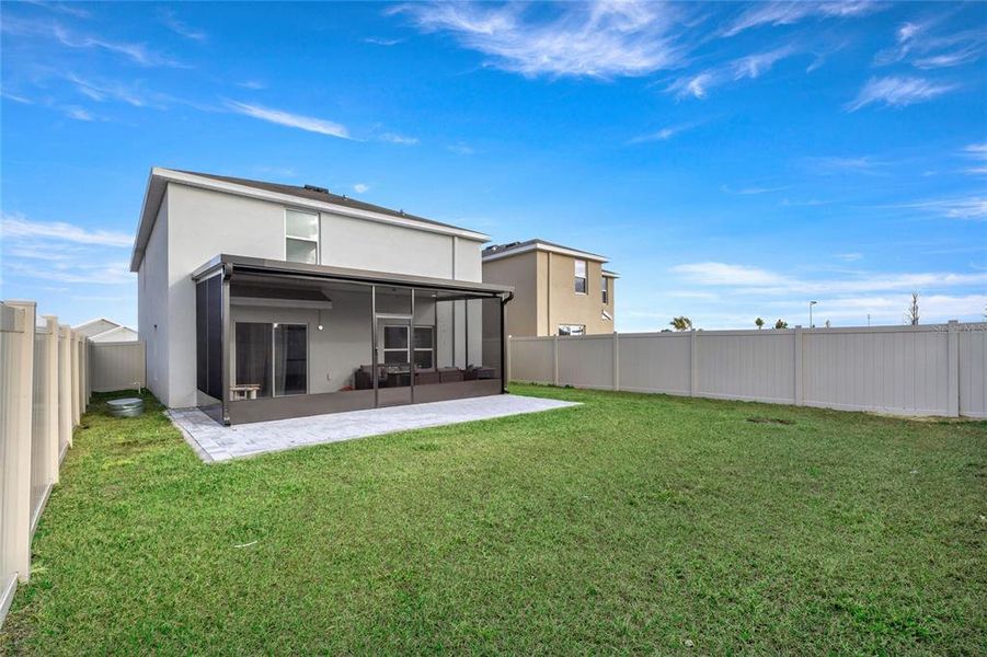 Exterior details and patio area of a home in Ocala Crossings South, Ocala (Image 3). Exterior details and patio area of a home in Ocala Crossings South, Ocala (Image 3).