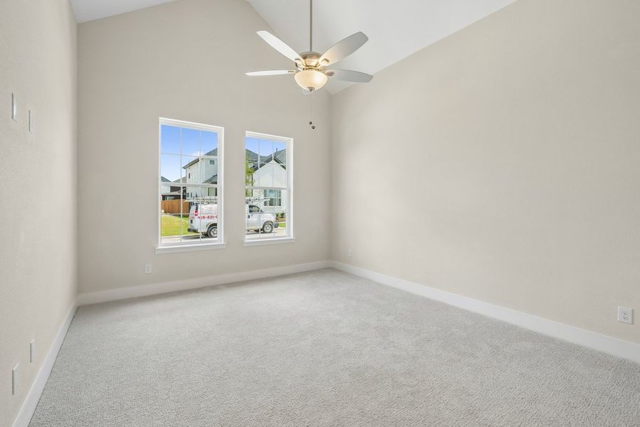 Representative unfurnished interior of a home built from the Park Place by Landon Homes in Fields - East Village, Frisco (Image 20). Representative unfurnished interior of a home built from the Park Place by Landon Homes in Fields - East Village, Frisco (Image 20).