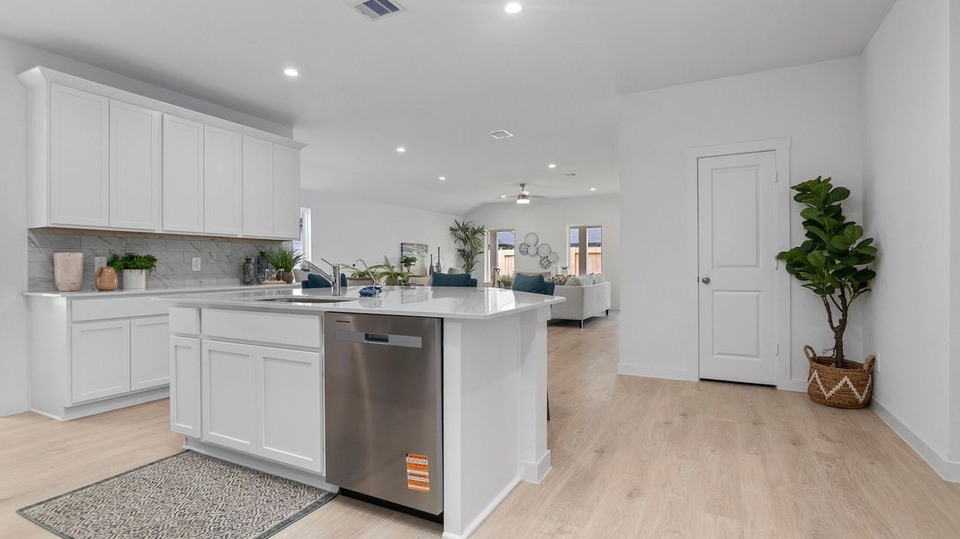 Furnished interior view inside a new home in Emberly, Beasley (Image 16).