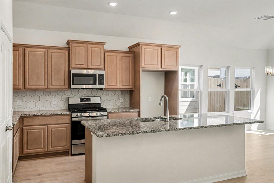Furnished interior view inside a new home in Clear View Estates, Willis (Image 8).