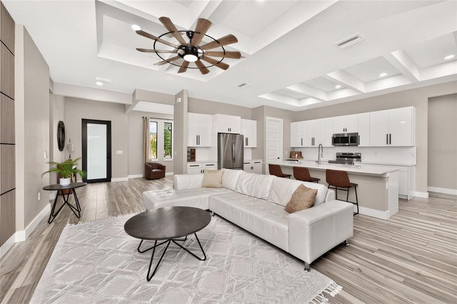 Furnished interior view inside a new home in , Rotonda West (Image 45).