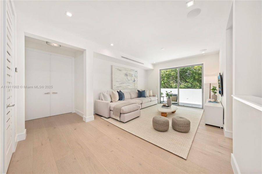 Furnished interior view inside a new home in , Miami (Image 58). Furnished interior view inside a new home in , Miami (Image 58).