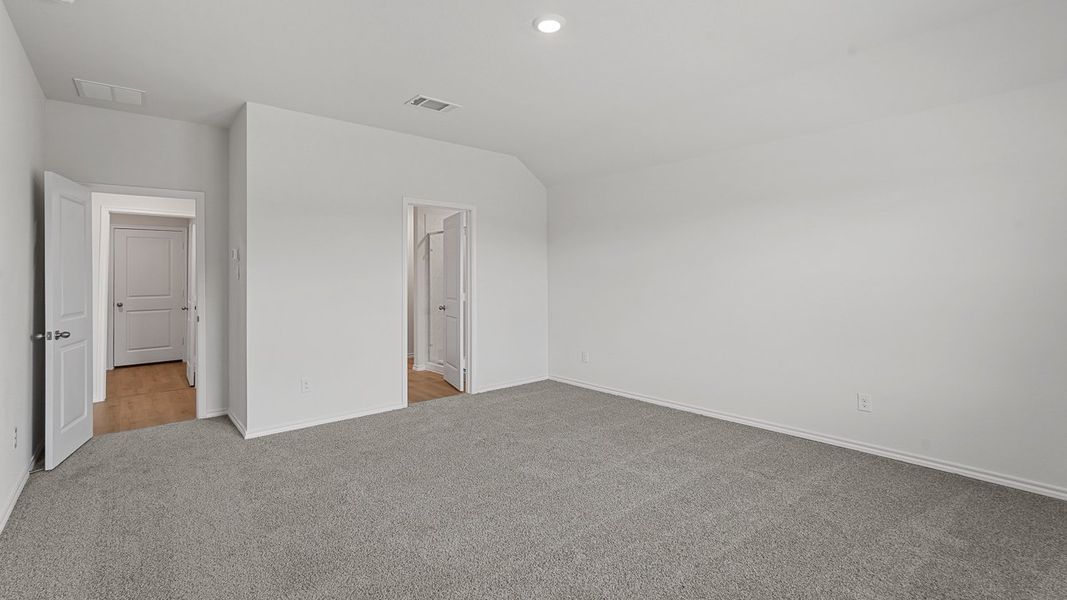 Representative unfurnished interior of a home built from the Frisco by D.R. Horton in Whitewing Trails, Princeton (Image 13).