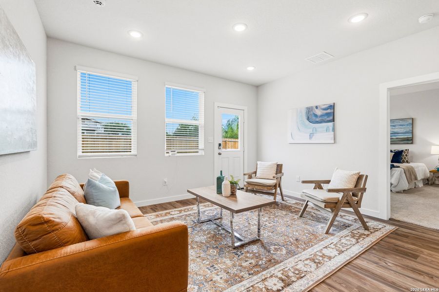 Furnished interior view inside a new home in , San Antonio (Image 15).
