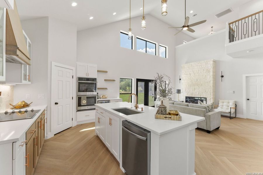 Furnished interior view inside a new home in , Selma (Image 38).