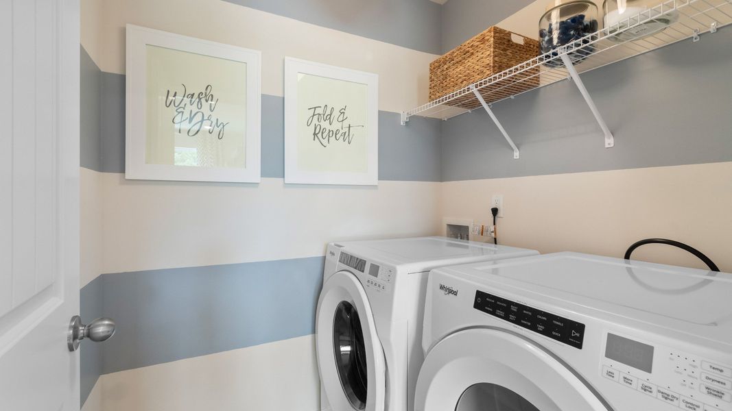 Furnished interior view inside a new home in Langley Overlook, Loganville (Image 25).