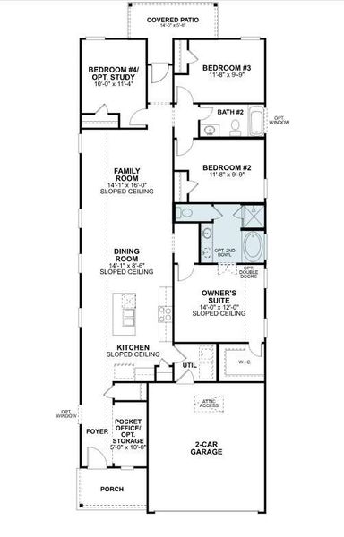 2D floor plan layout of this home in Sorella, Tomball, TX (Image 3). 2D floor plan layout of this home in Sorella, Tomball, TX (Image 3).