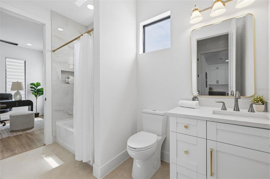 Furnished interior view inside a new home in , Tampa (Image 18).