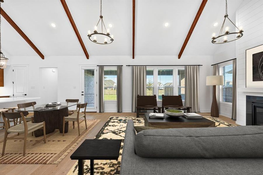 Furnished interior view inside a new home in Wellington, Haslet (Image 15). Furnished interior view inside a new home in Wellington, Haslet (Image 15).