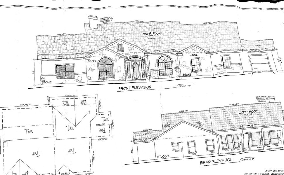 Exterior rendering of this home design in , Canyon Lake, TX (Image 4).