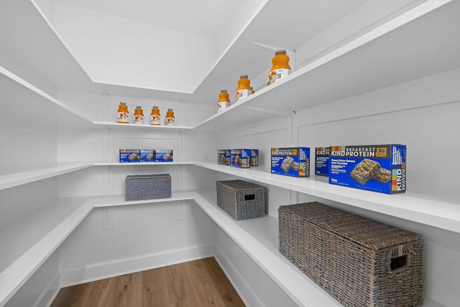 Representative furnished interior of a home built from the Lexington by Tri Pointe Homes in Elm Park, Raleigh (Image 28).