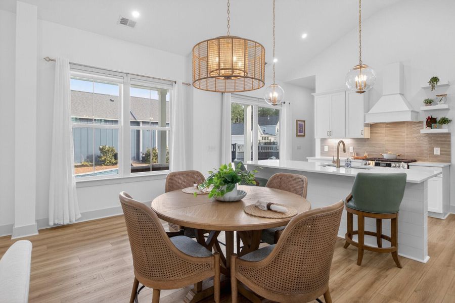 Furnished interior view inside a new home in The Domus Collection at Midtown Nexton, Summerville (Image 18). Furnished interior view inside a new home in The Domus Collection at Midtown Nexton, Summerville (Image 18).