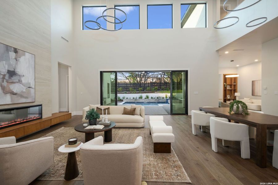 Furnished interior view inside a new home in , San Antonio (Image 37).