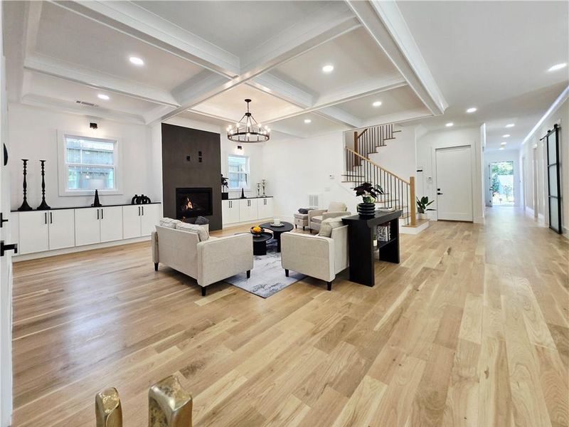 Furnished interior view inside a new home in , Atlanta (Image 33).
