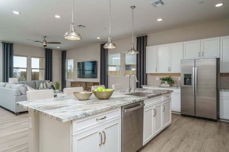 Furnished interior view inside a new home in The Ridge at Sienna Hills, Buckeye (Image 6).