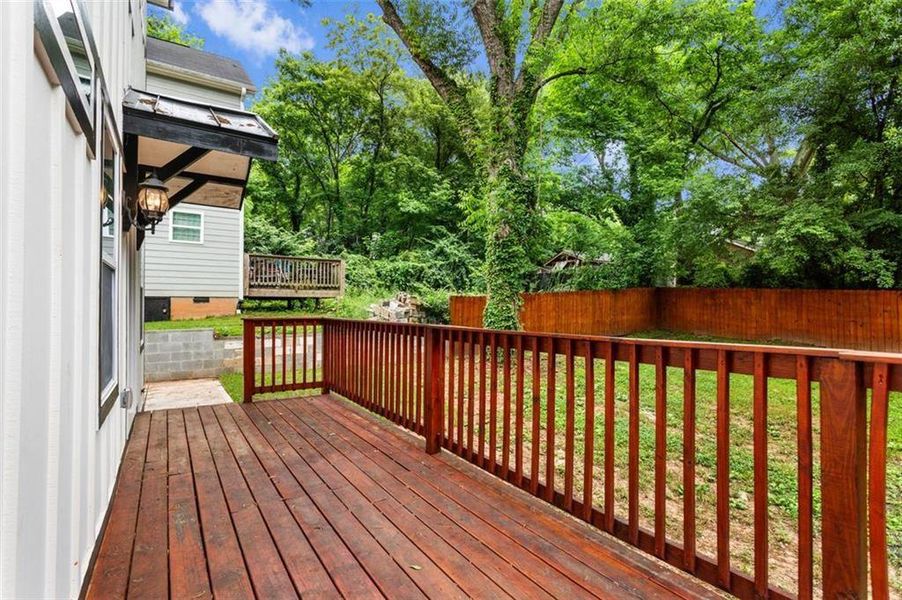 Exterior details and patio area of a home in , Atlanta (Image 24).