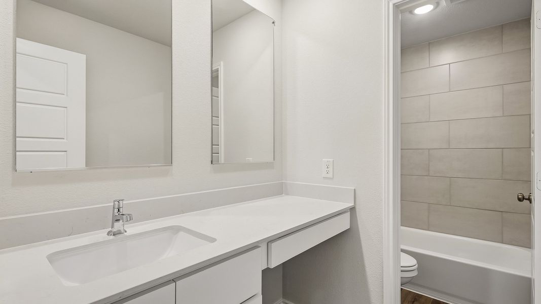 Secondary bathroom
