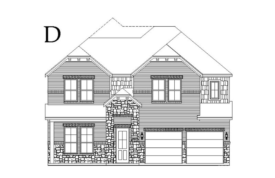 Representative rendering of the exterior for the Kerrville by Windsor Homes (Image 22).