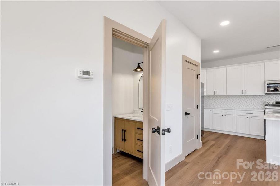 Furnished interior view inside a new home in , Hickory (Image 4).
