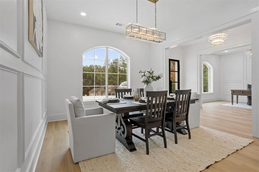 Furnished interior view inside a new home in , Canton (Image 48).