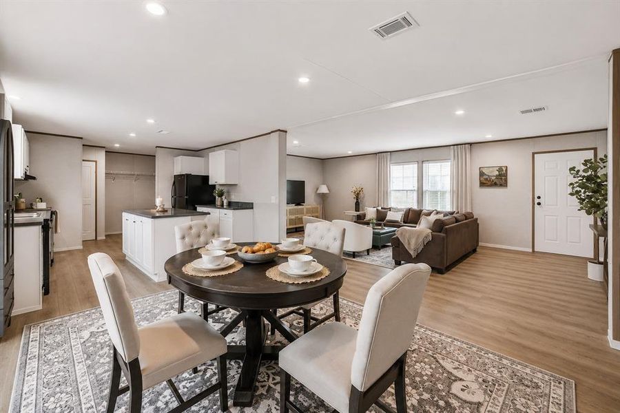 Furnished interior view inside a new home in , Poolville (Image 15).