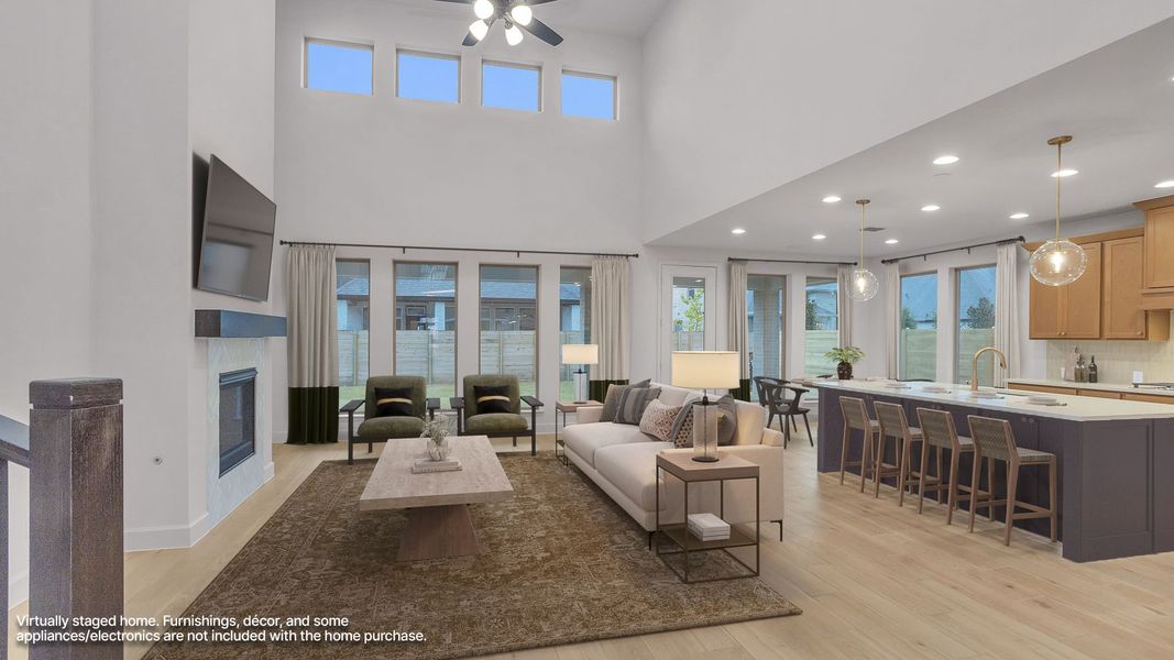 Furnished interior view inside a new home in Two Step Farm, Montgomery (Image 6).