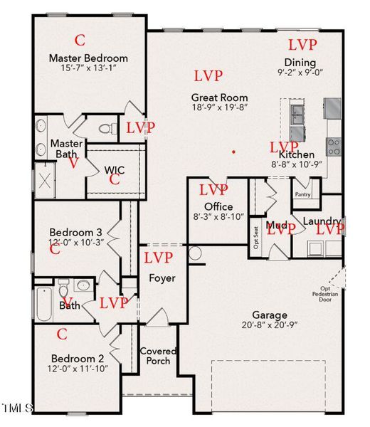 Floor Plan - Lot 105 DL