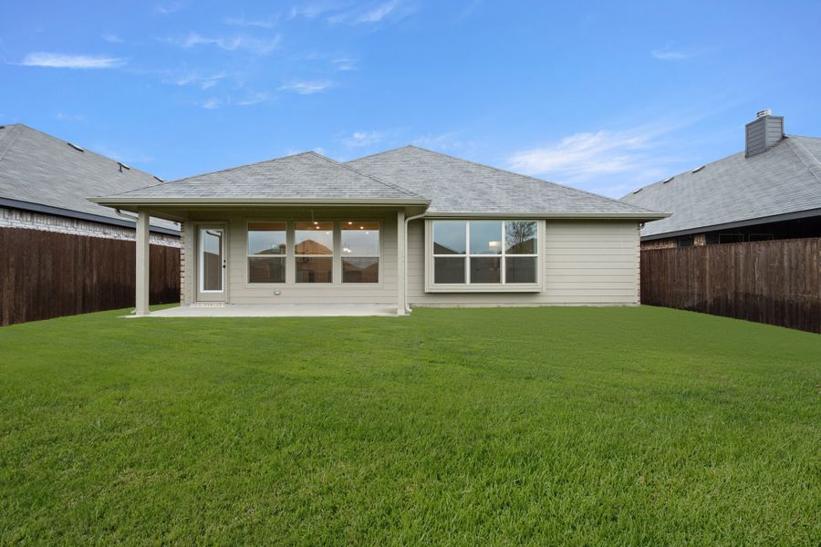 Exterior details and patio area of a home in Chisholm Hills, Cleburne (Image 4). Exterior details and patio area of a home in Chisholm Hills, Cleburne (Image 4).