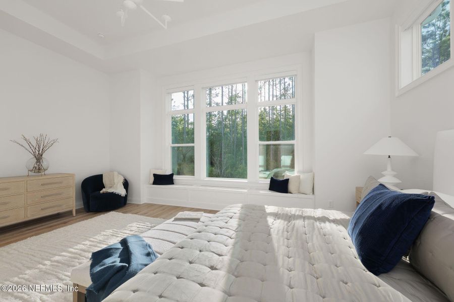 Furnished interior view inside a new home in Nocatee, Ponte Vedra (Image 5). Furnished interior view inside a new home in Nocatee, Ponte Vedra (Image 5).