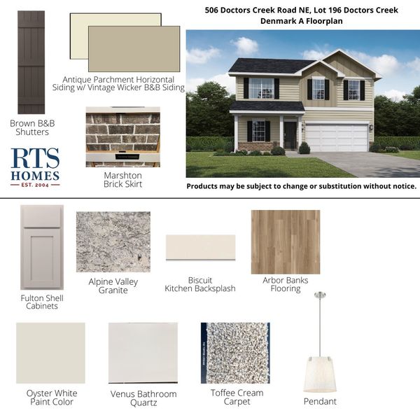 2D floor plan layout of this home in Doctor's Creek, Ludowici, GA (Image 4).