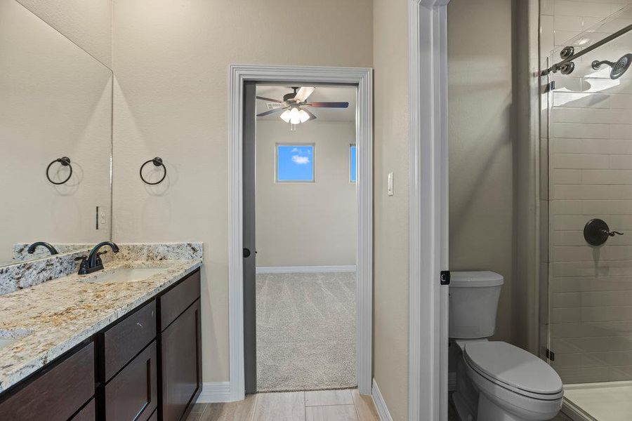 Furnished interior view inside a new home in , Belton (Image 8).