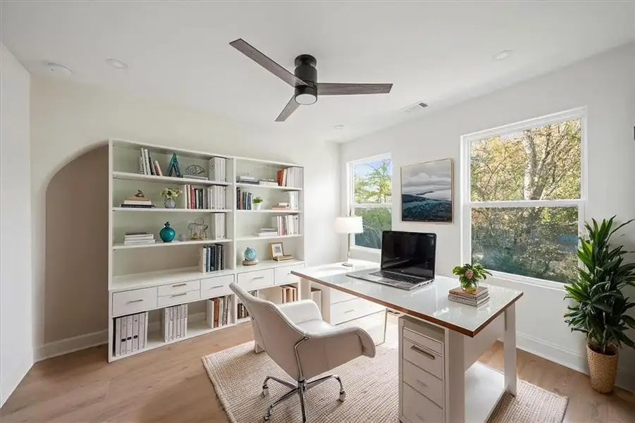 Furnished interior view inside a new home in , Atlanta (Image 10). Furnished interior view inside a new home in , Atlanta (Image 10).